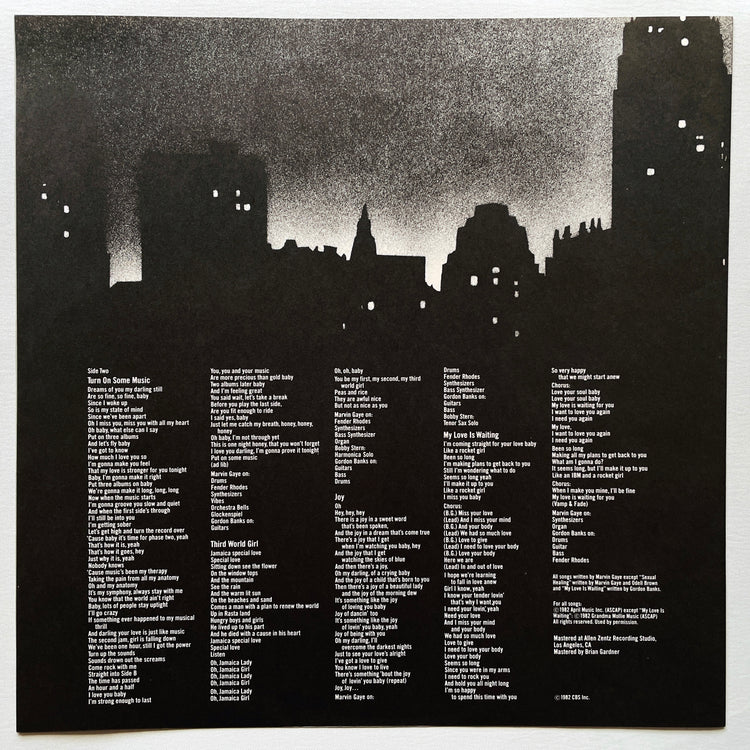 Marvin Gaye – Midnight Love (Japanese Press) - Portal Records