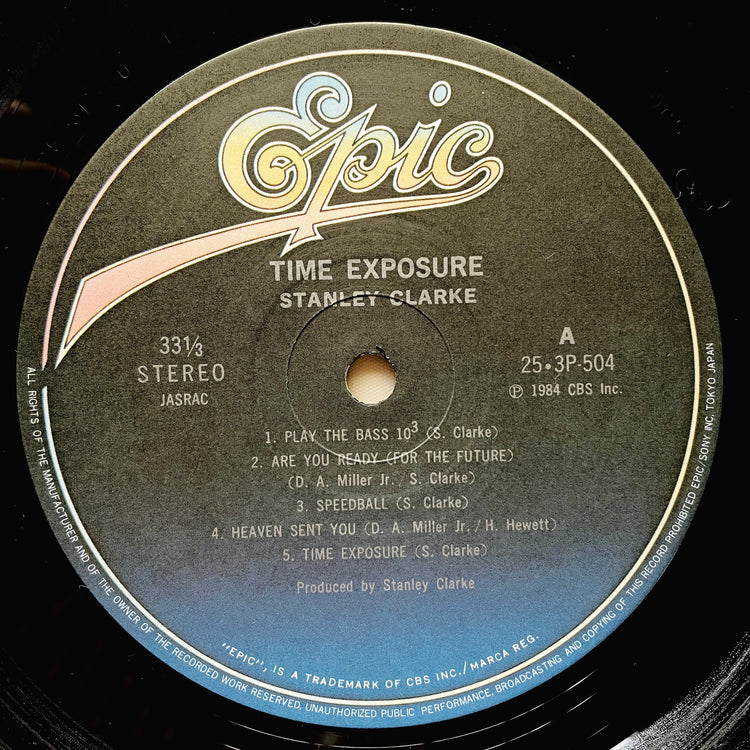 Stanley Clarke – Time Exposure (Japanese Press) - Portal Records