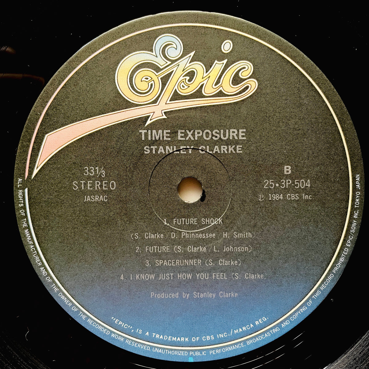 Stanley Clarke – Time Exposure (Japanese Press) - Portal Records