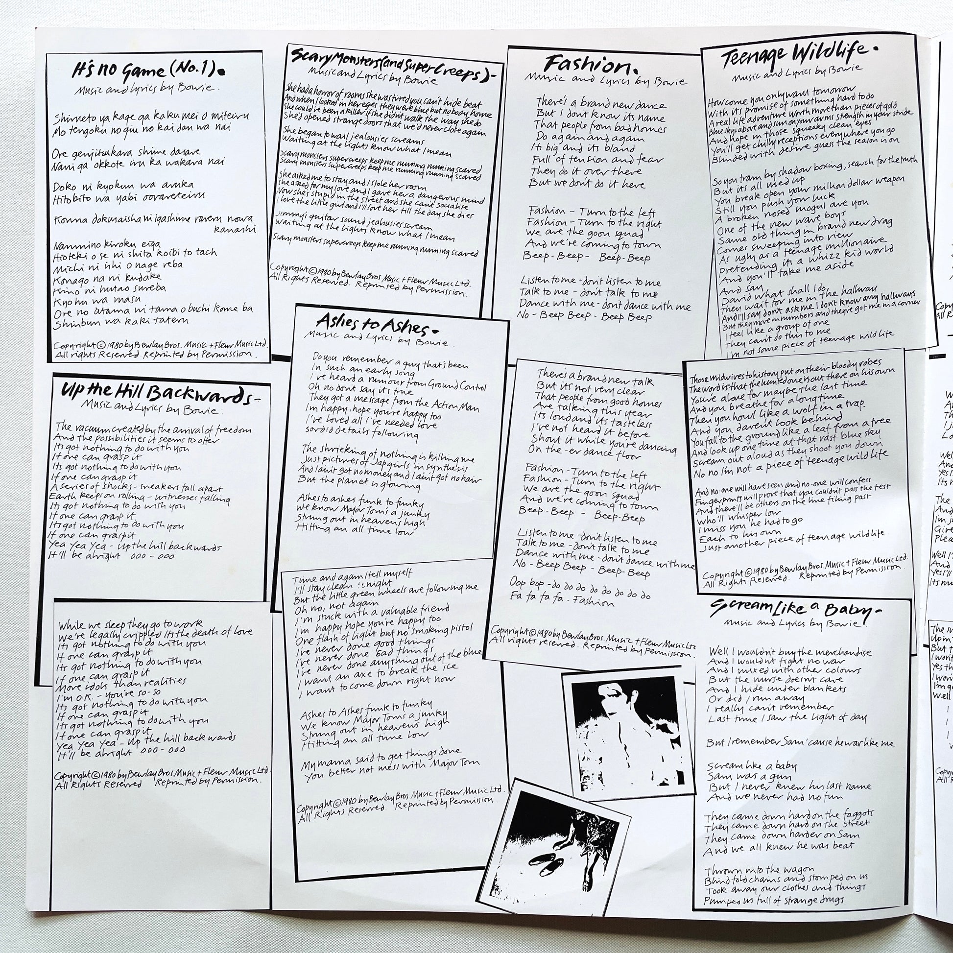 bowie scary monsters lyrics David Bowie – Scary Monsters (Japanese Press) – Portal Records