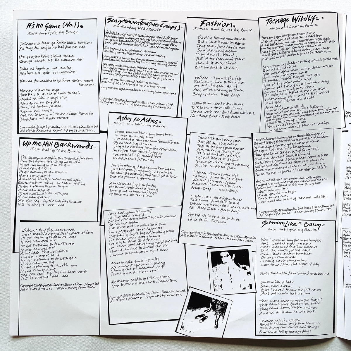 David Bowie – Scary Monsters (Japanese Press) - Portal Records