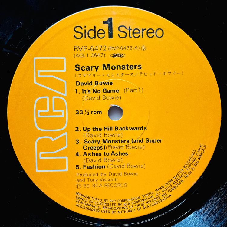 David Bowie – Scary Monsters (Japanese Press) - Portal Records