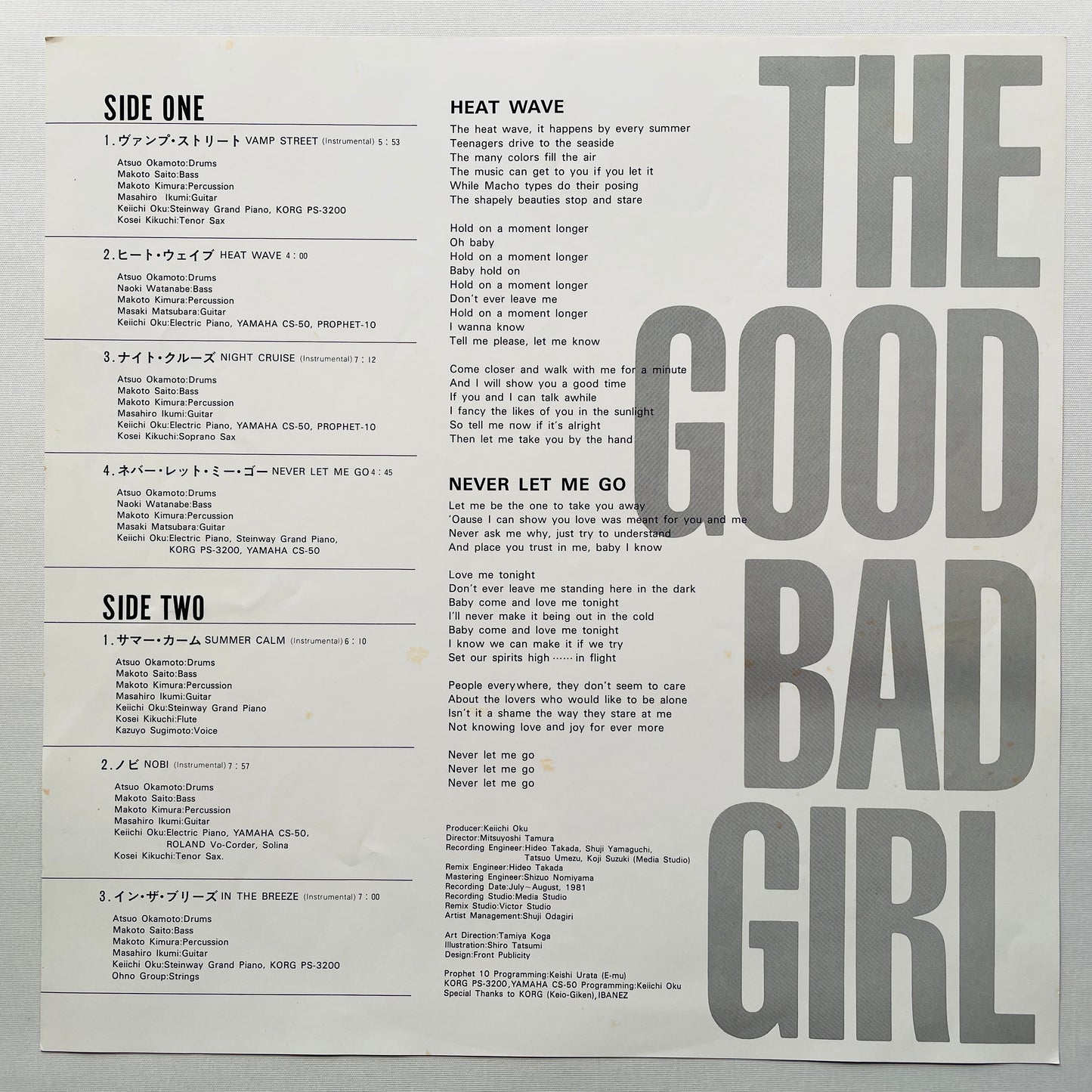 Keiichi Oku – The Good Bad Girl (Original)