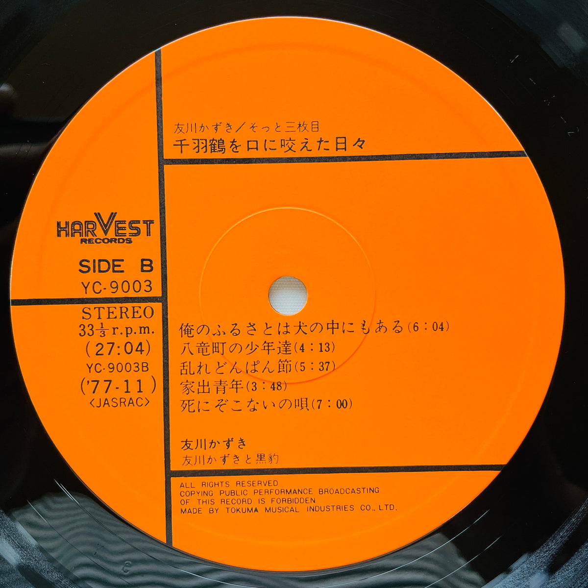 Kazuki Tomokawa - Senbazuru wo Kuchi ni Kuwaeta Hibi (Original)