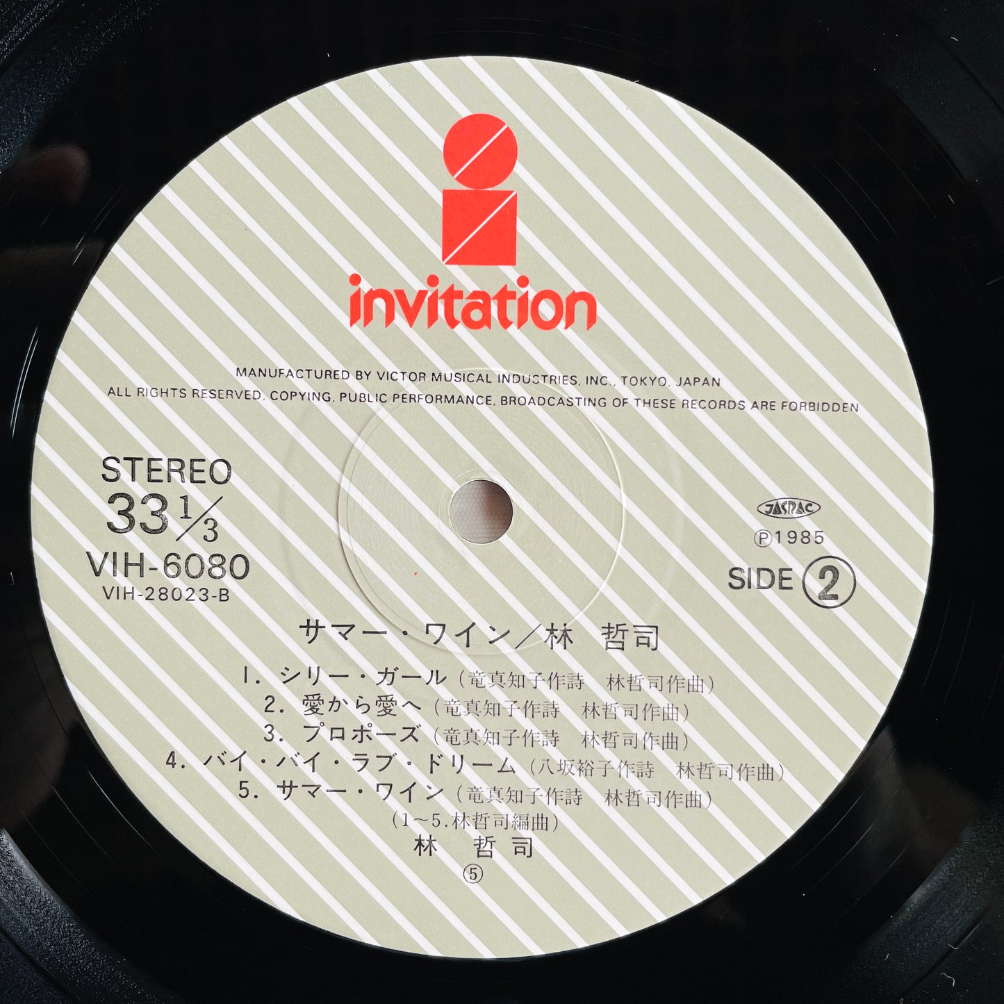 Tetsuji Hayashi - Summer Wine (2nd Pressing)