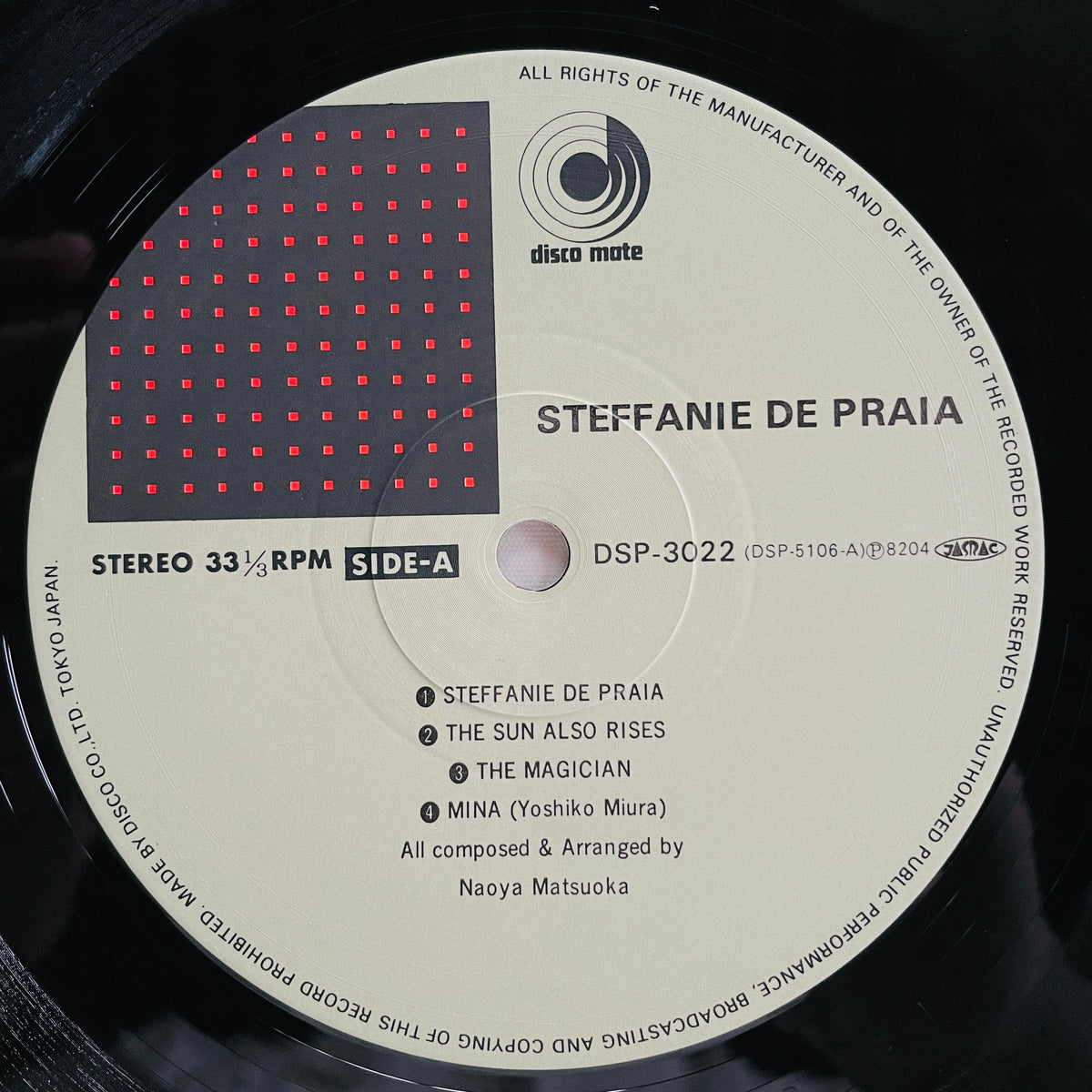 Naoya Matsuoka – Steffanie De Praia (2nd Pressing)