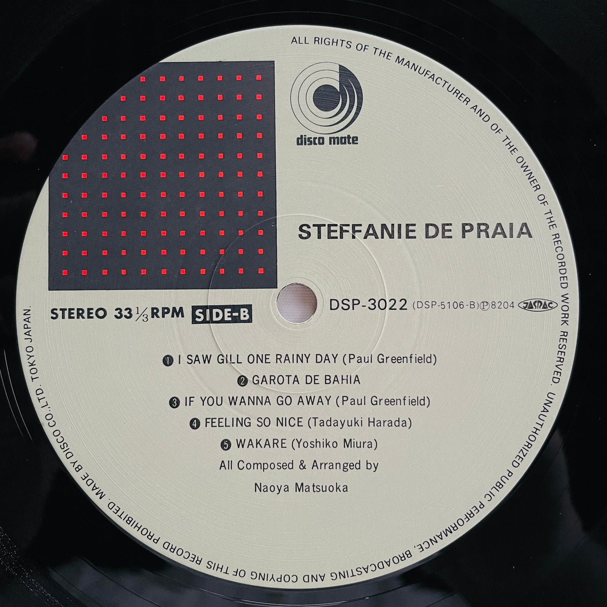 Naoya Matsuoka – Steffanie De Praia (2nd Pressing)