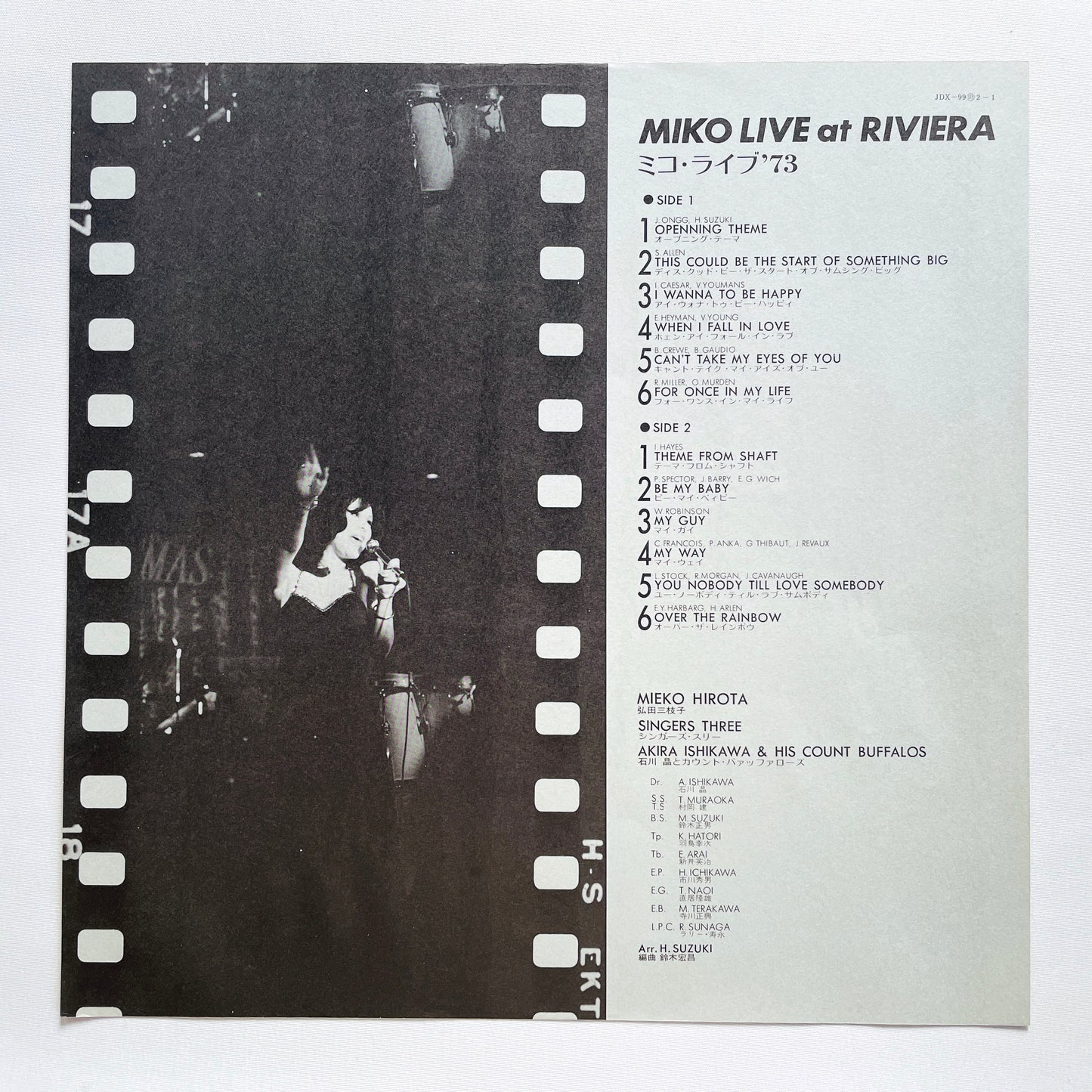 Mieko Hirota - Miko Live At Riviera (Original)