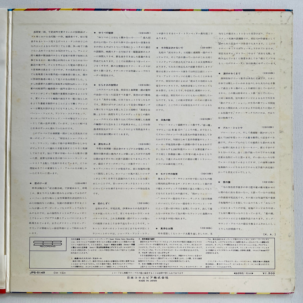 Nobuo Hara & His Sharps & Flats – Big Hits, Big Sound (Original)