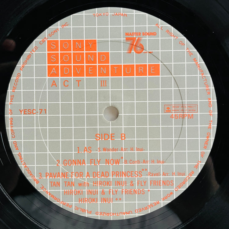 Hiroki Inui & Fly Friends With Tan Tan – Sony Sound Adventure Act III (Original)