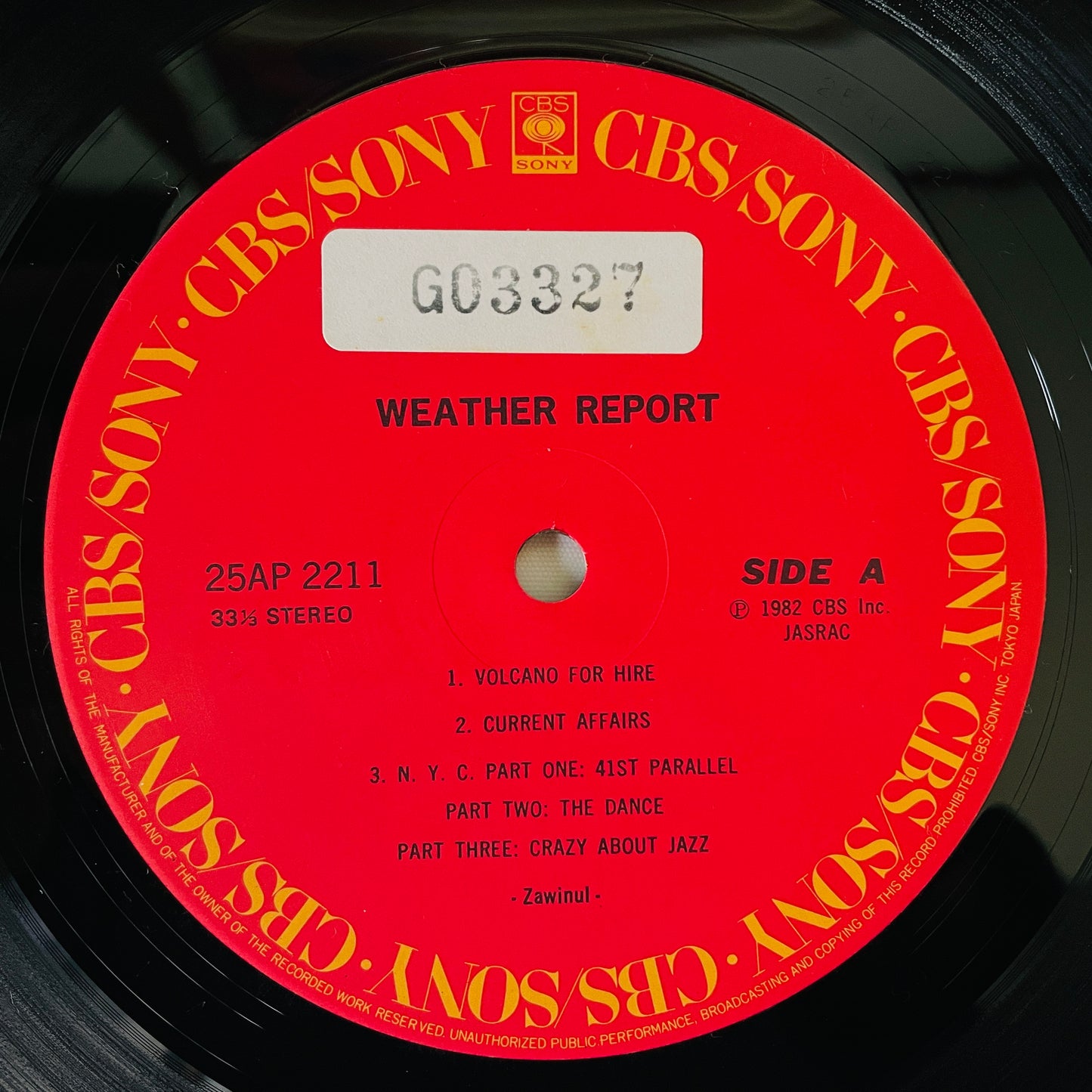 Weather Report - Self Titled (Japanese Press)