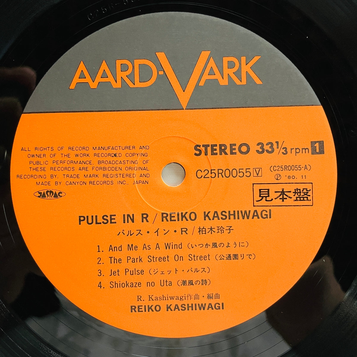 Reiko Kashiwagi – Pulse In R (Original, Promo)