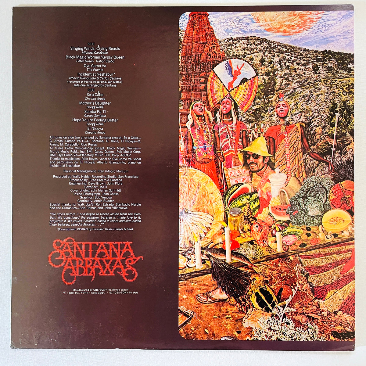 Santana - Abraxas (Japanese Press)
