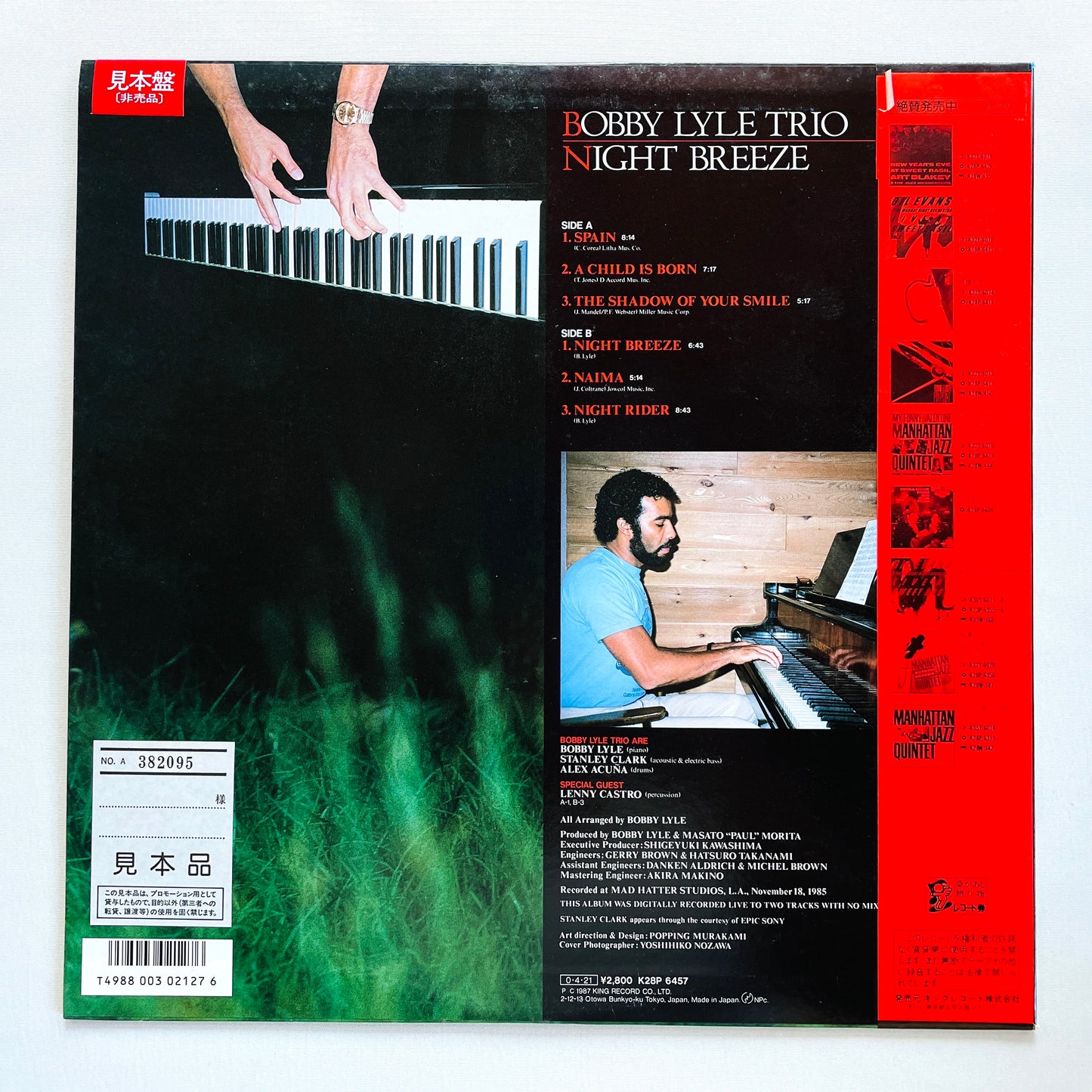 Bobby Lyle – Night Breeze (Japanese Pressing, Promo)