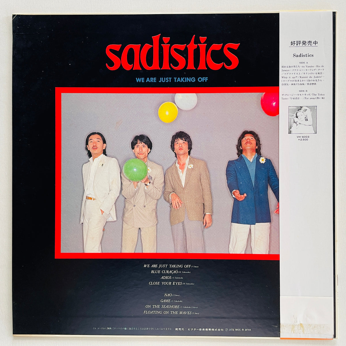 Sadistics – We Are Just Taking Off (Original)