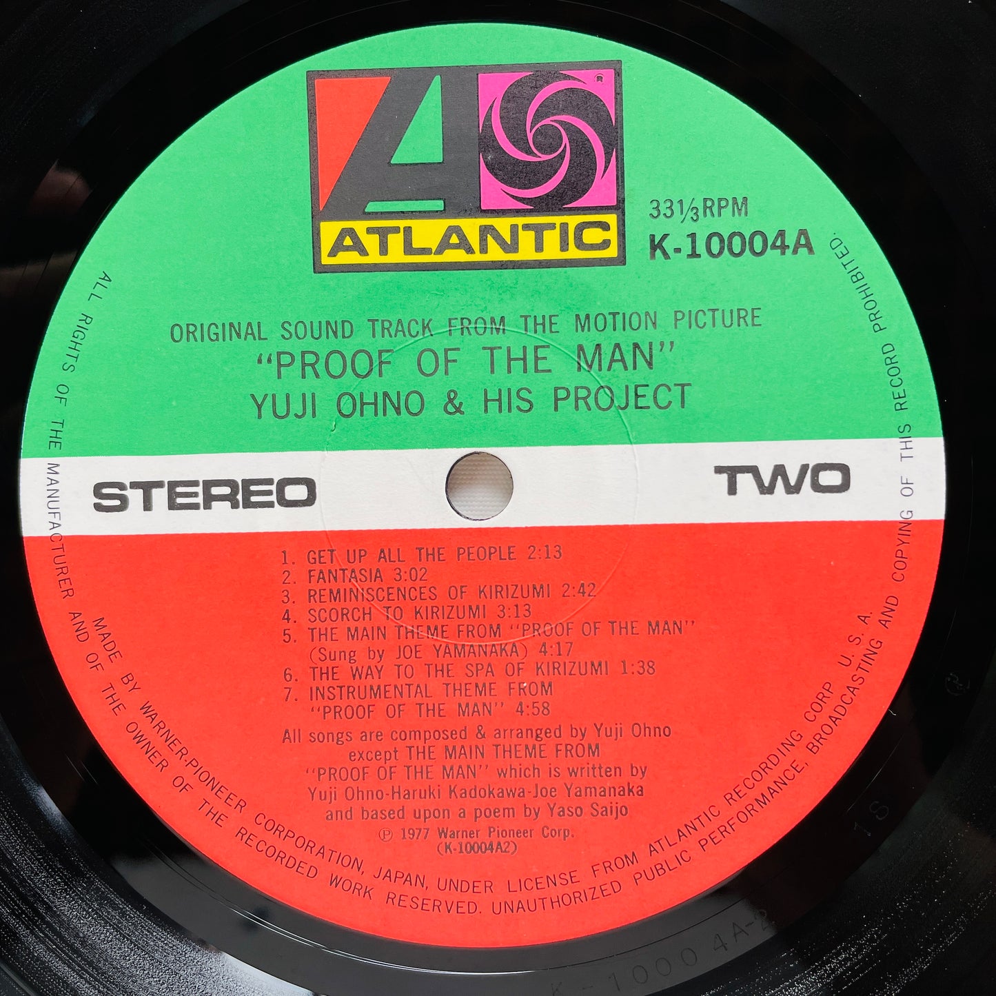 Yuji Ohno & His Project - Proof Of The Man (Original)