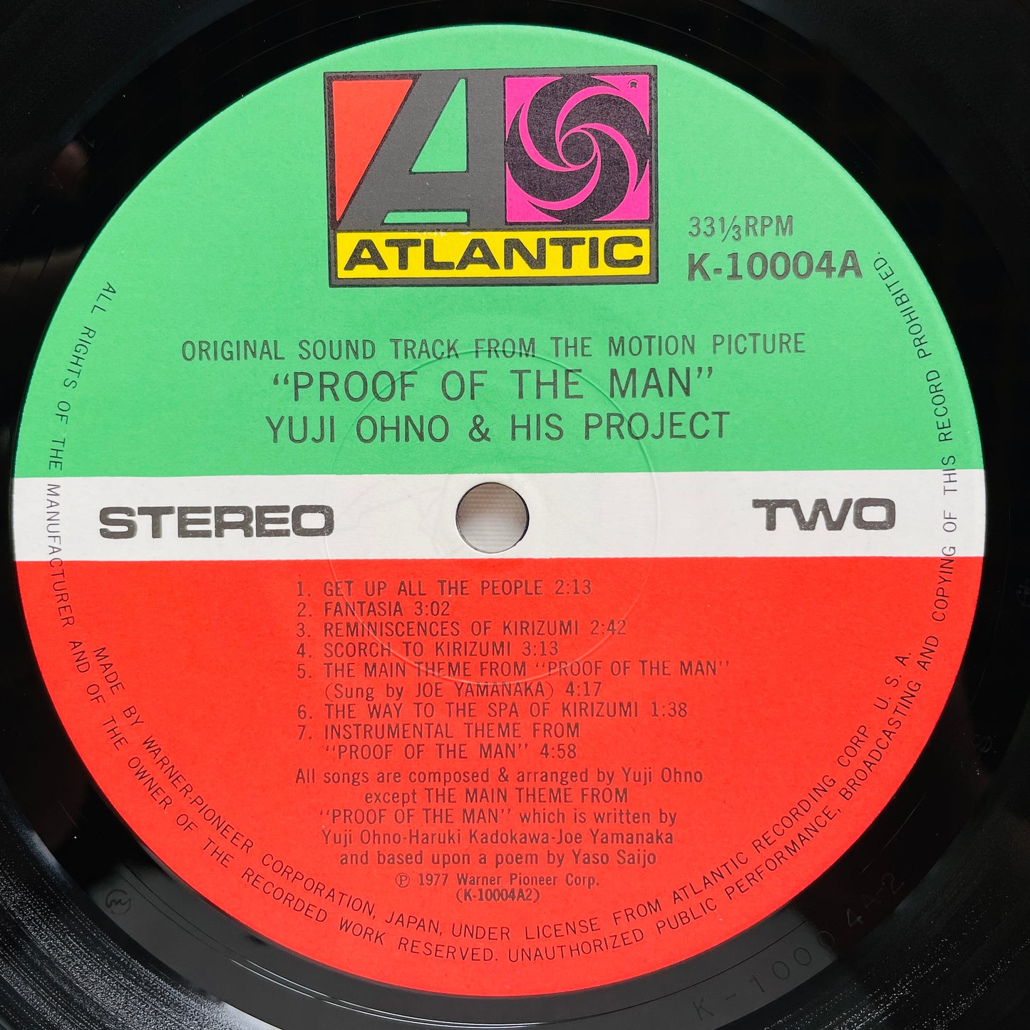 Yuji Ohno & His Project - Proof Of The Man (Original)