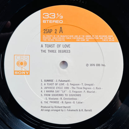 The Three Degrees – A Toast Of Love (Original, w/Poster)