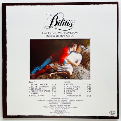 Francis Lai – Bilitis Original Soundtrack (Japanese Pressing)