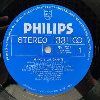 Francis Lai – Chante (Japanese Pressing)