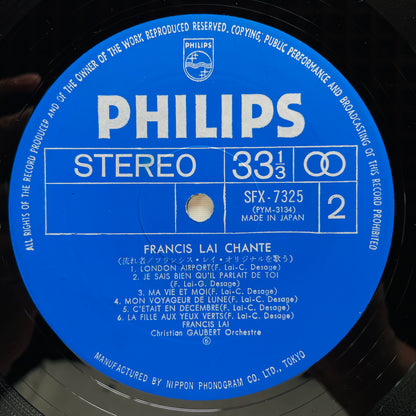 Francis Lai – Chante (Japanese Pressing)