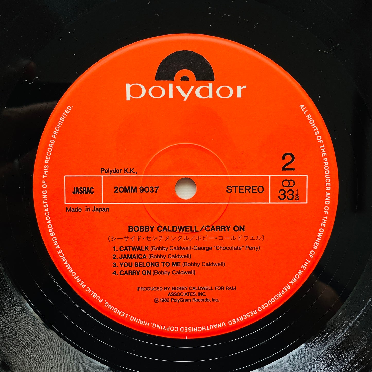 Bobby Caldwell – Carry On (Japanese Pressing)