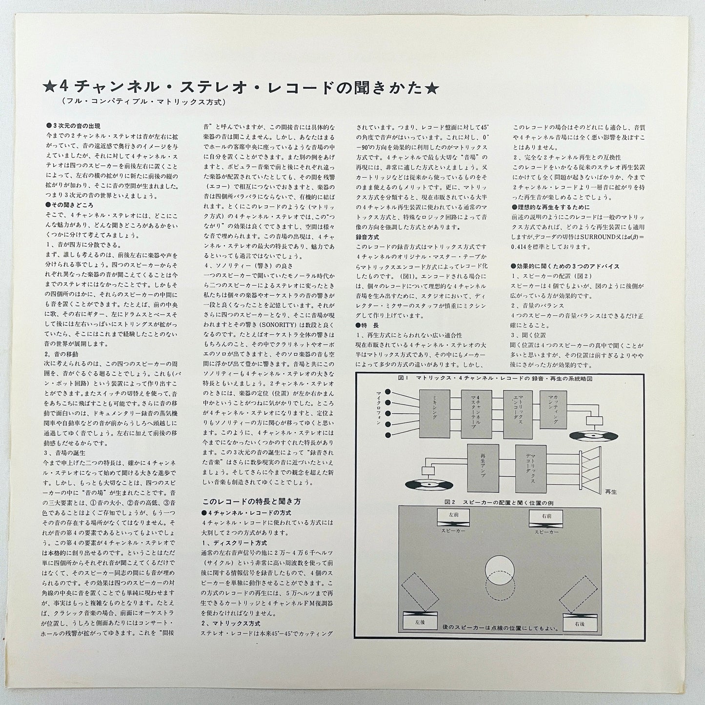 Enoch Light & The Light Brigade - Yamaha Natural Sound 4 Channel (Japanese Press)