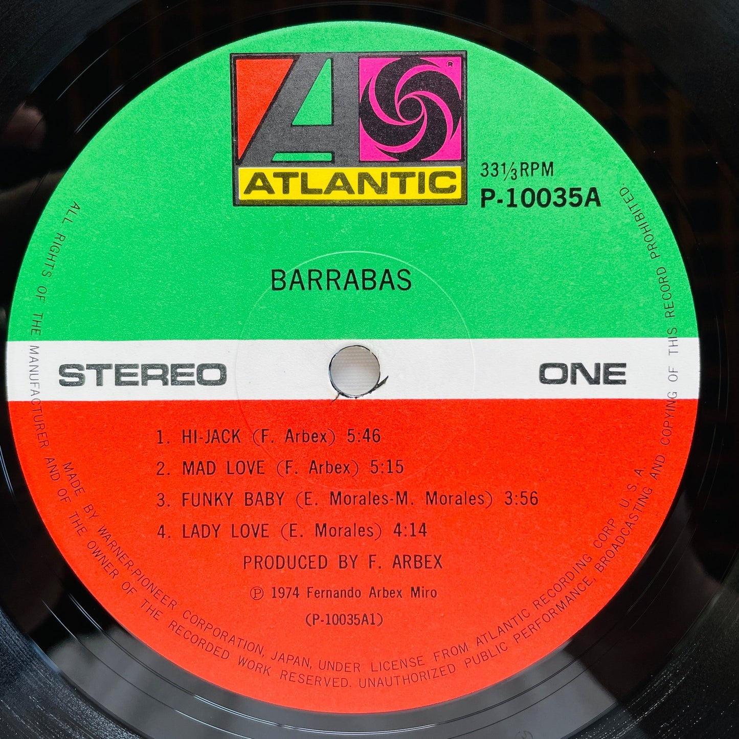 Barrabas - Self Titled (Japanese Pressing) - Portal Records