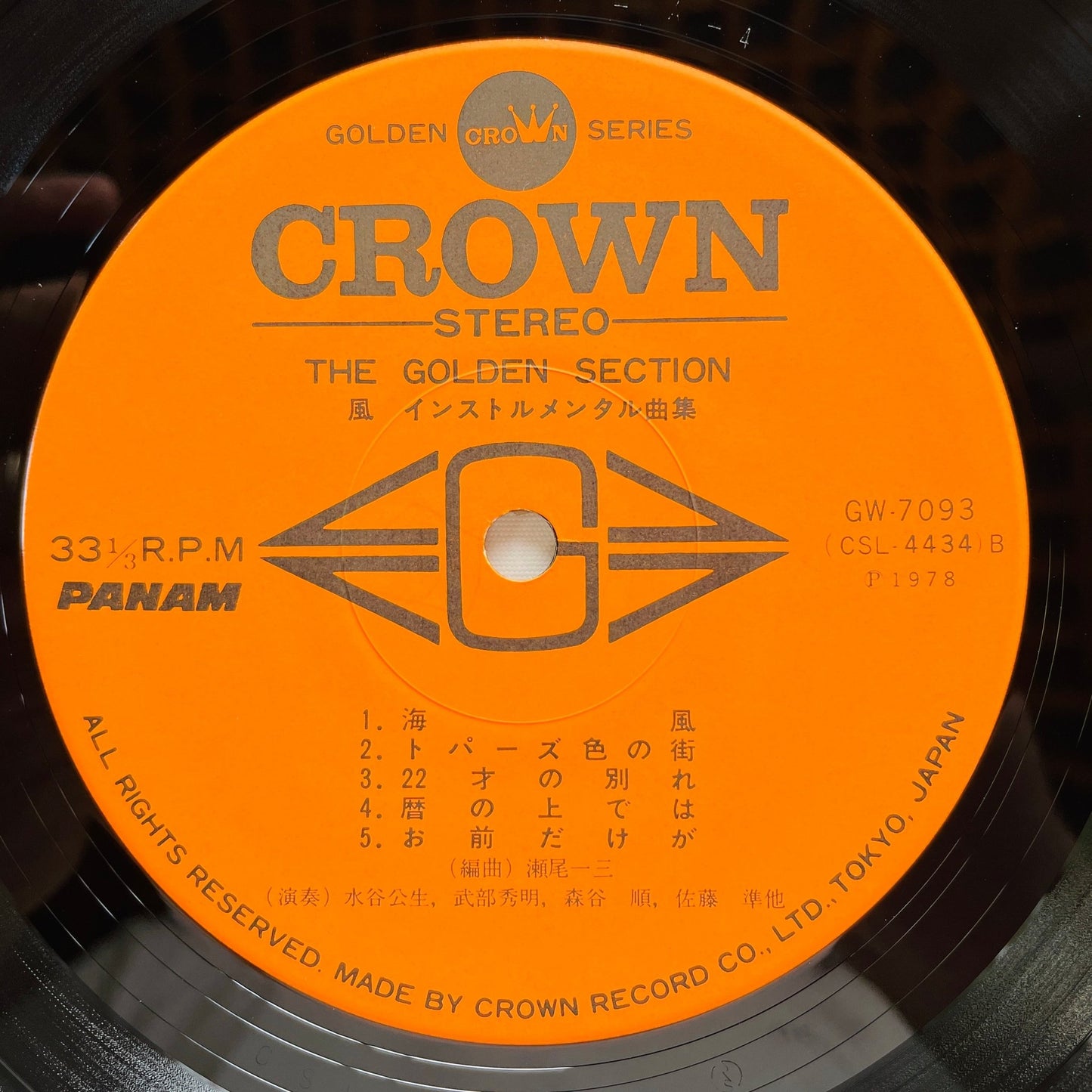 Ichizo Seo – The Golden Section (Original) - Portal Records