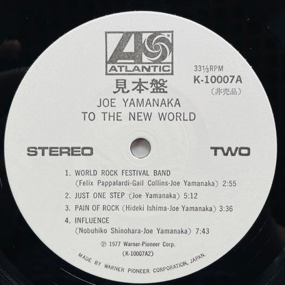 Joe Yamanaka – To The New World (Original, Promo) - Portal Records