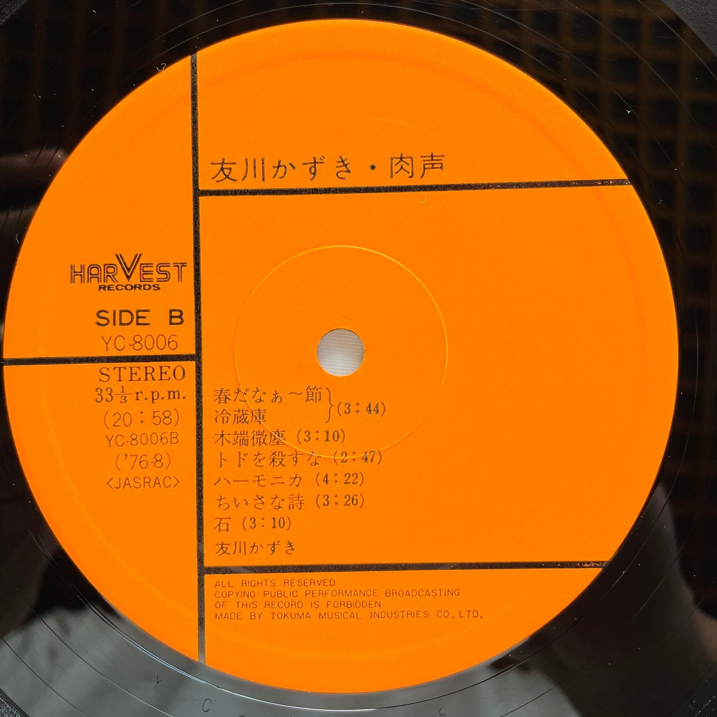 Kazuki Tomokawa - Nikusei (Original) - Portal Records