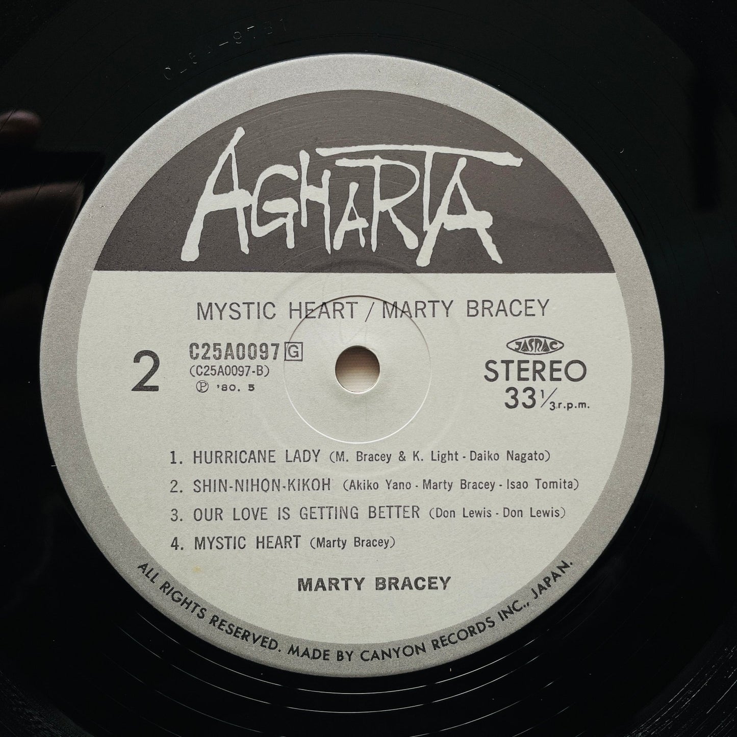 Marty Bracey – Mystic Heart (Original, Promo) - Portal Records