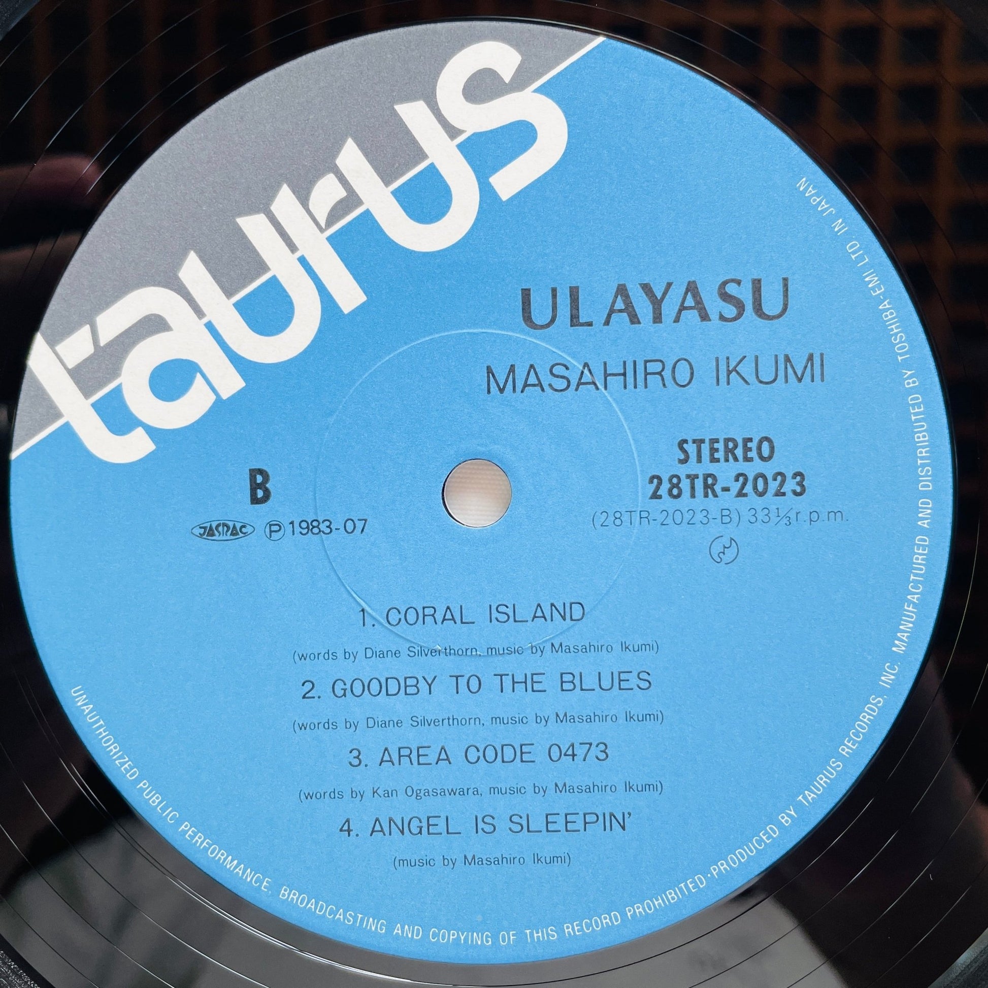 Masahiro Ikumi – uLAyasu (Original) - Portal Records
