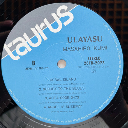 Masahiro Ikumi – uLAyasu (Original) - Portal Records