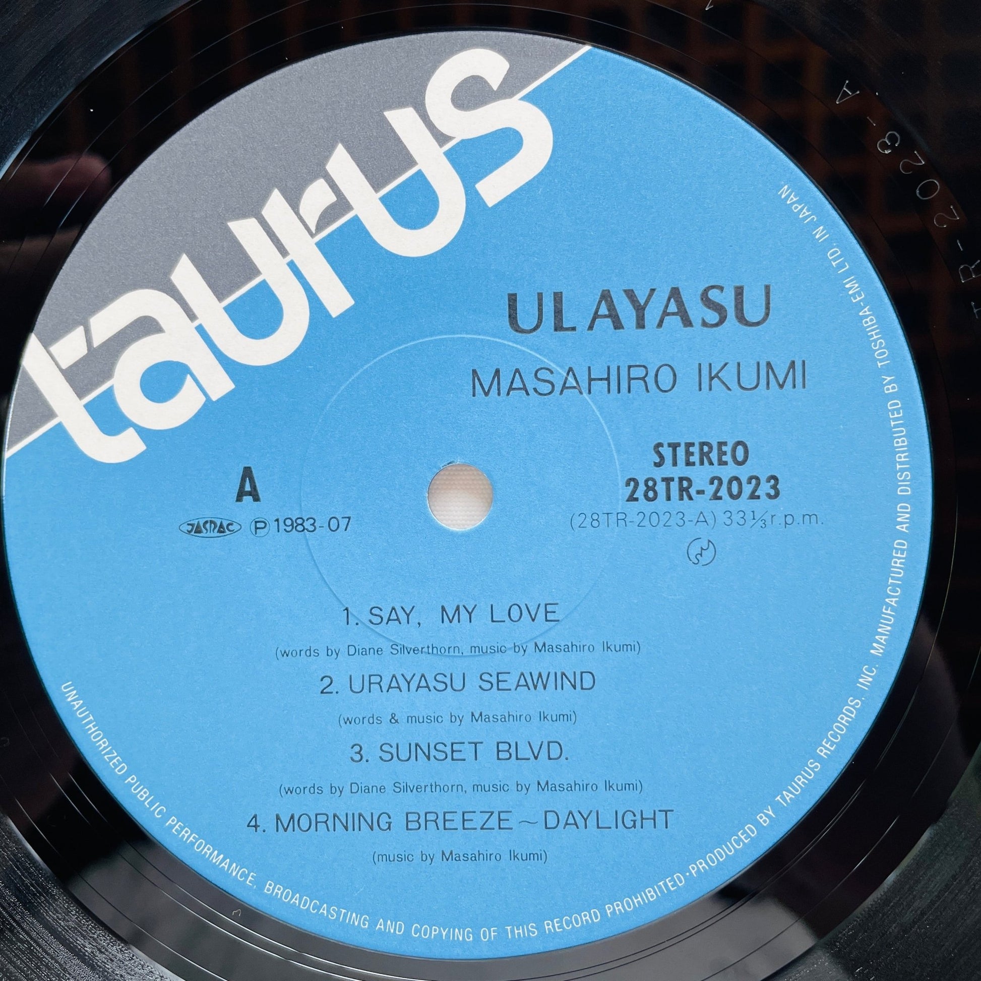 Masahiro Ikumi – uLAyasu (Original) - Portal Records
