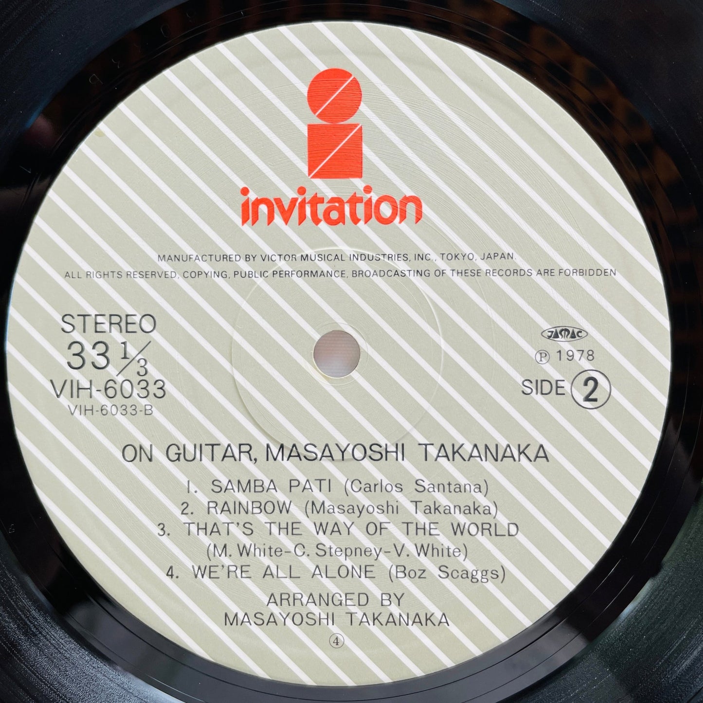 Masayoshi Takanaka - On Guitar (Original) - Portal Records