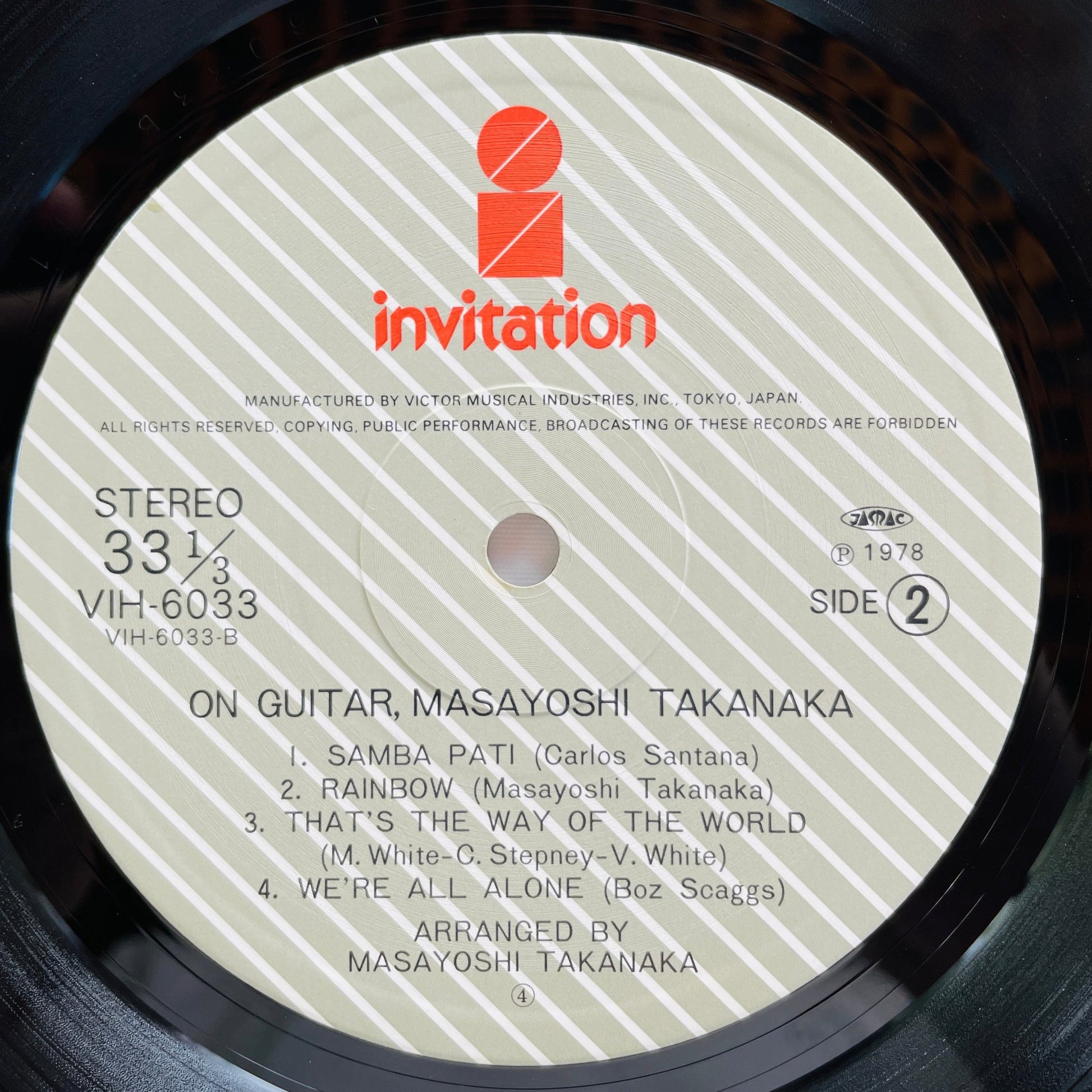 Masayoshi Takanaka - On Guitar (Original) - Portal Records
