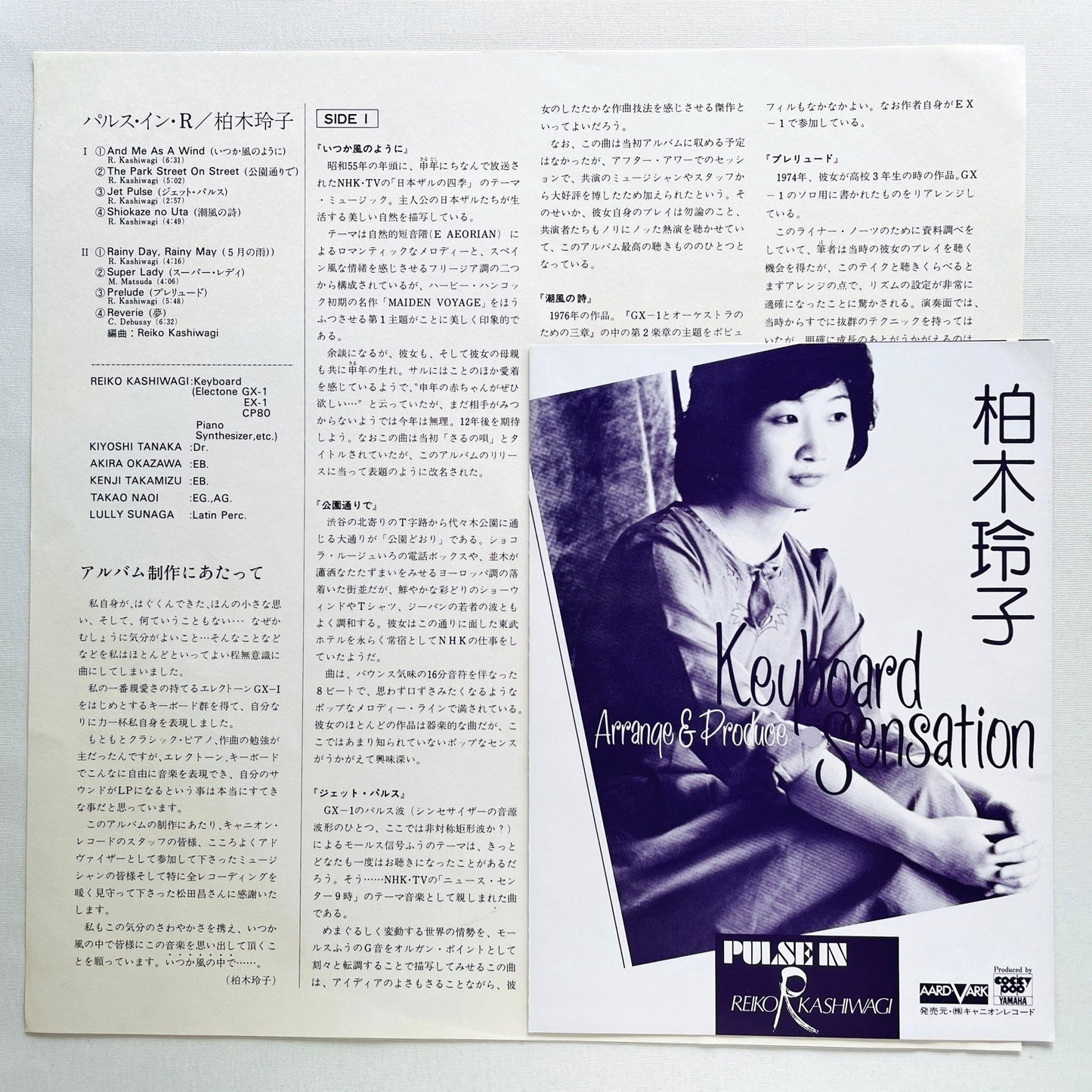 Reiko Kashiwagi – Pulse In R (Original, Promo) - Portal Records