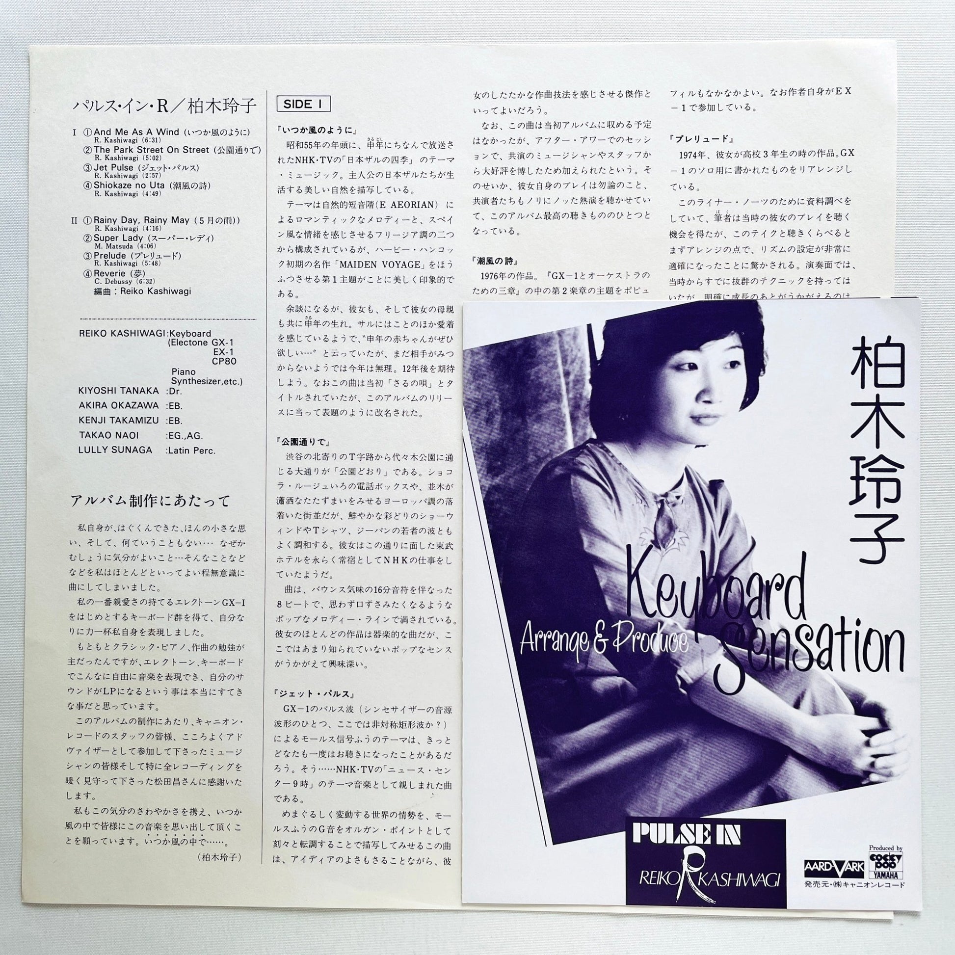 Reiko Kashiwagi – Pulse In R (Original, Promo) - Portal Records
