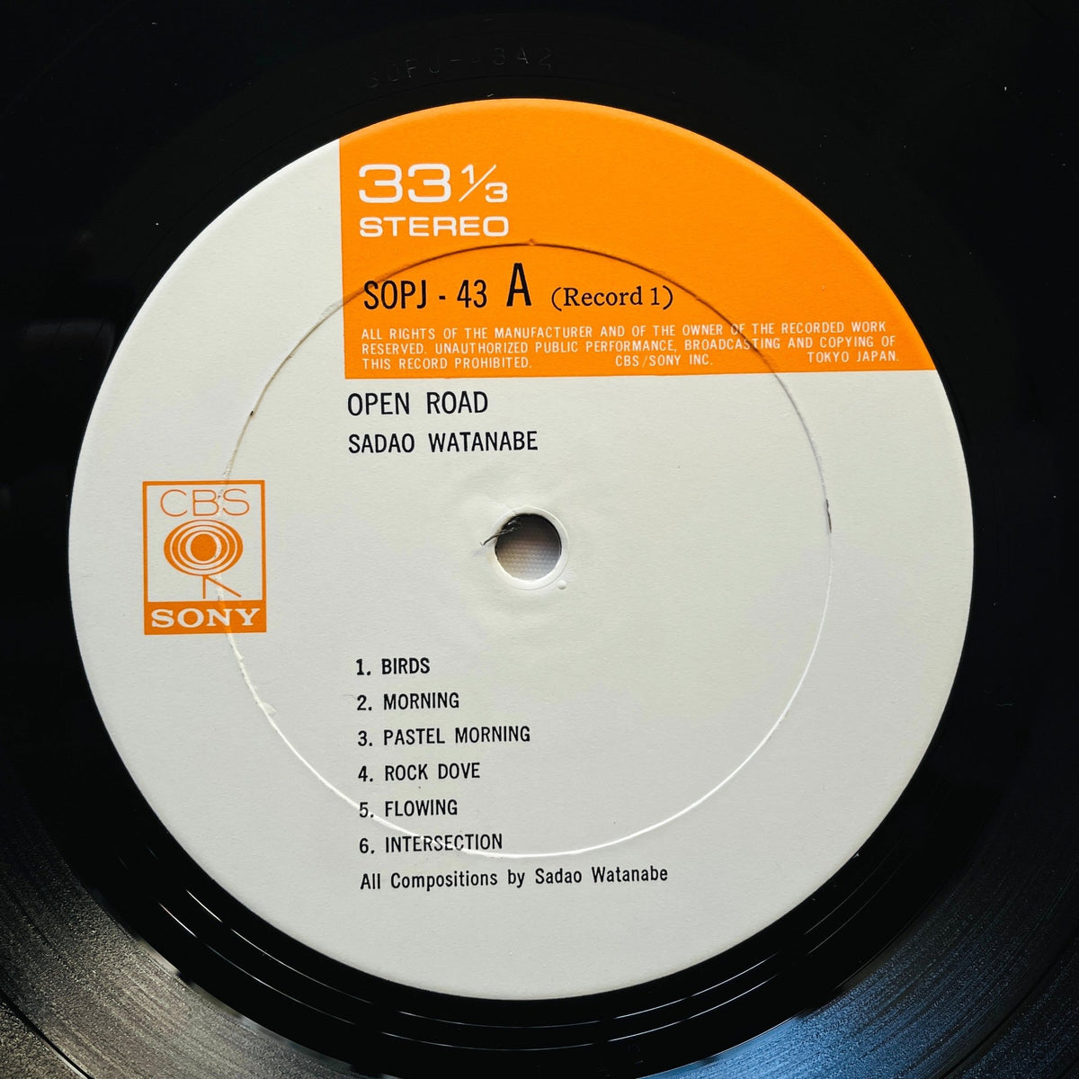 Sadao Watanabe – Open Road (Original) - Portal Records