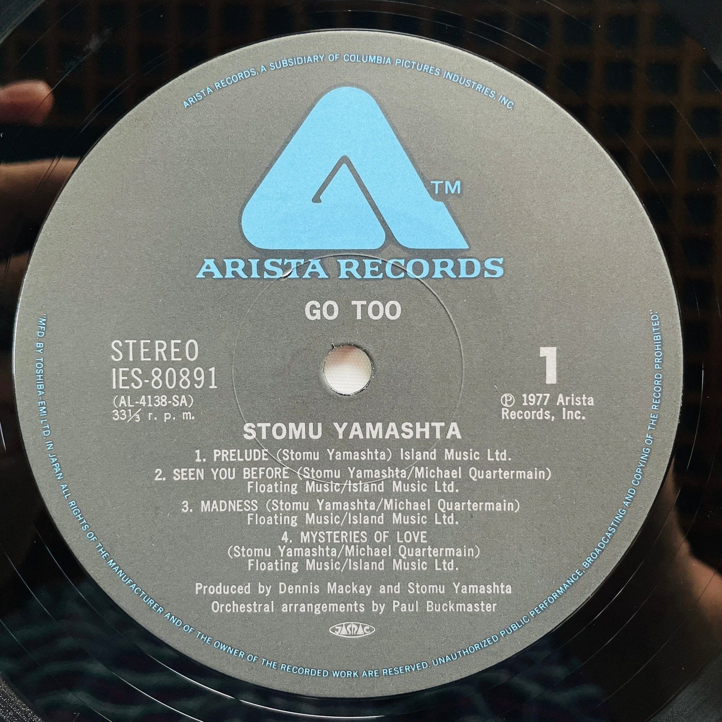 Stomu Yamashta's Go – Go Too (Japanese Pressing) - Portal Records