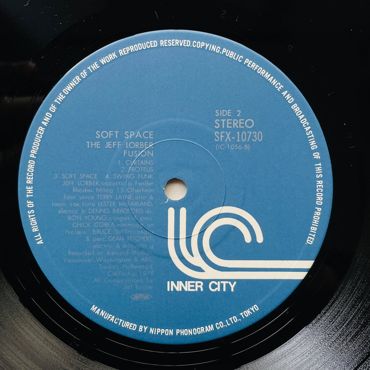 The Jeff Lorber Fusion – Soft Space (Japanese Pressing) - Portal Records