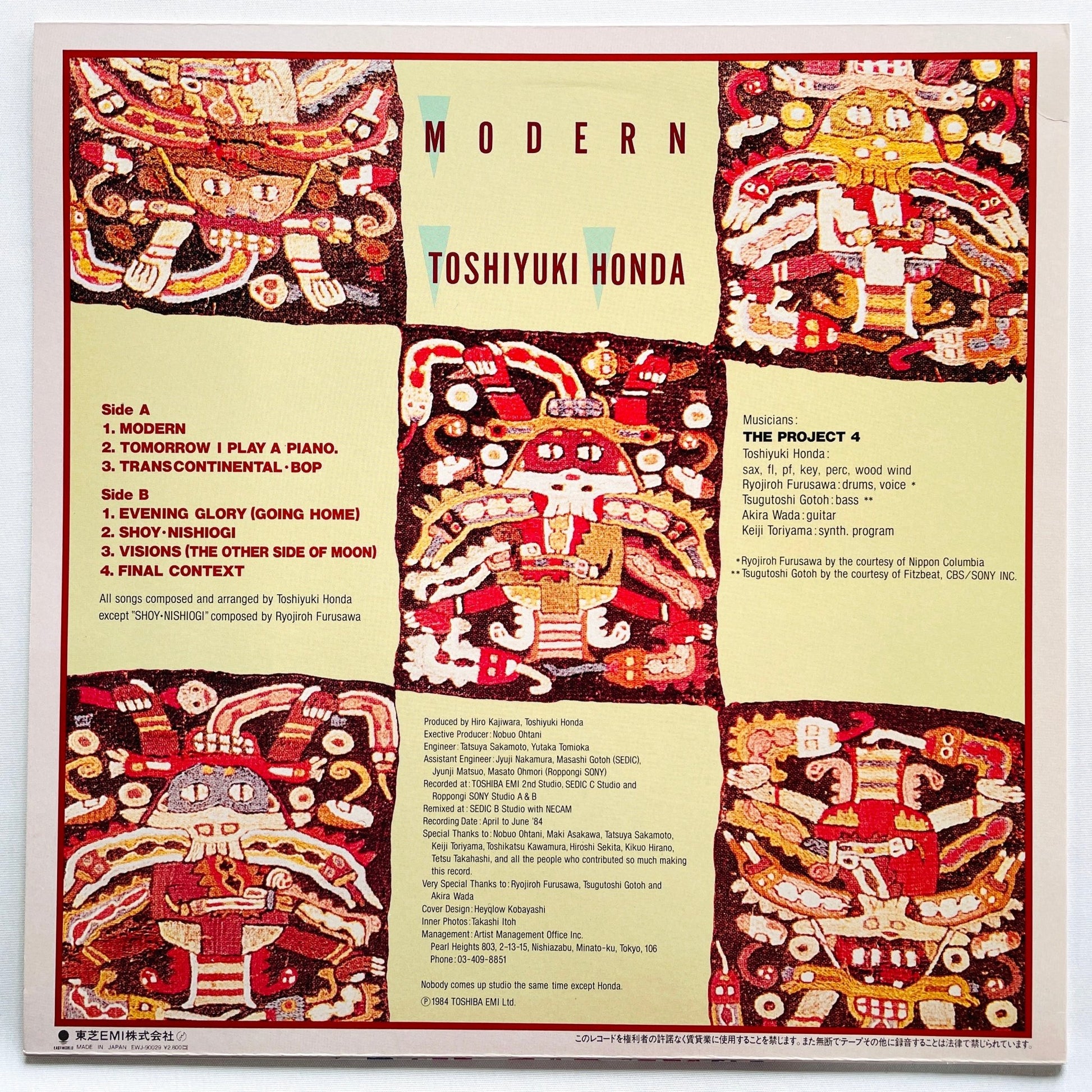 Toshiyuki Honda - Modern (Original) - Portal Records
