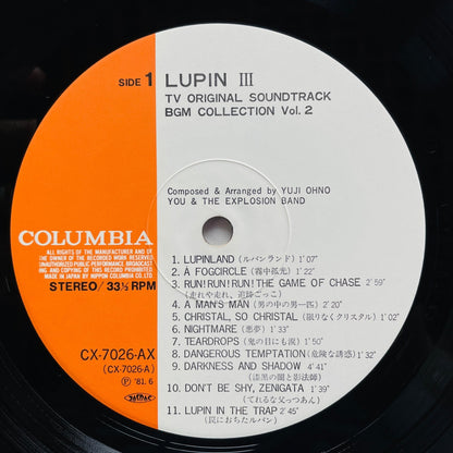 Yuji Ohno - Lupin The 3rd TV BGM Collection Vol.2 (Original) - Portal Records