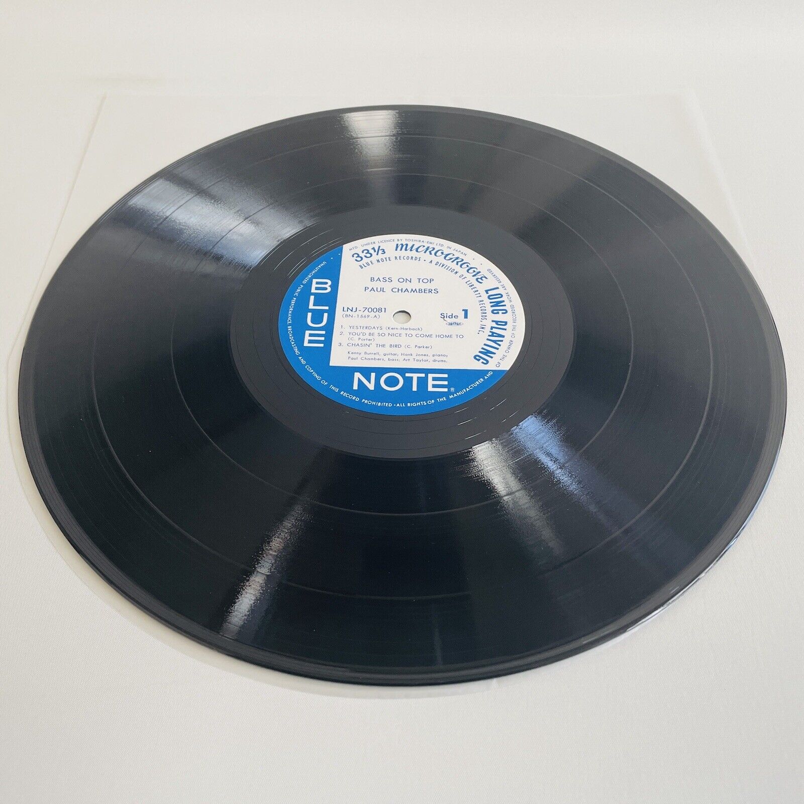 Paul Chambers Bass On Top Blue Note LNJ-70081 Hard Bop – Portal Records
