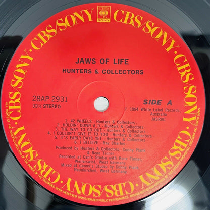 Hunters & Collectors Jaws Of Life CBS/Sony 28AP 2931 Prog