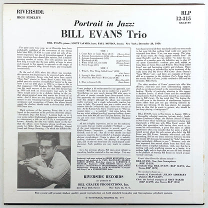 Bill Evans Portrait In Jazz SMJ-6144