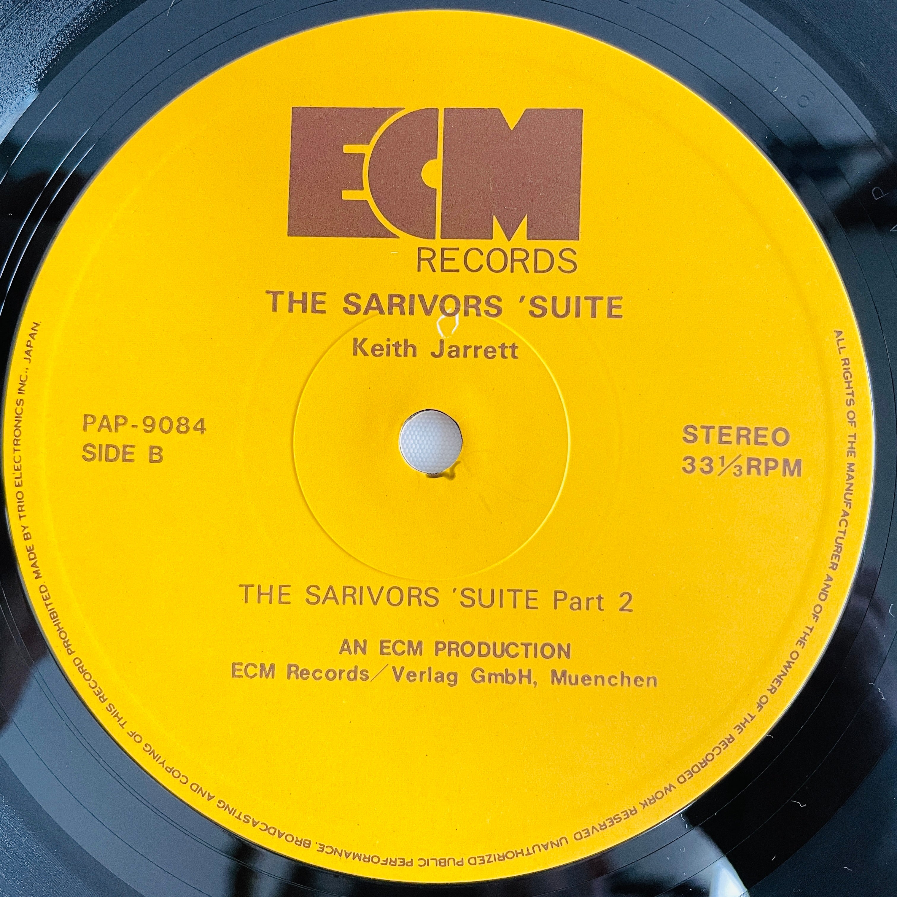 Keith Jarrett The Survivors' Suite ECM PAP-9084 – Portal Records