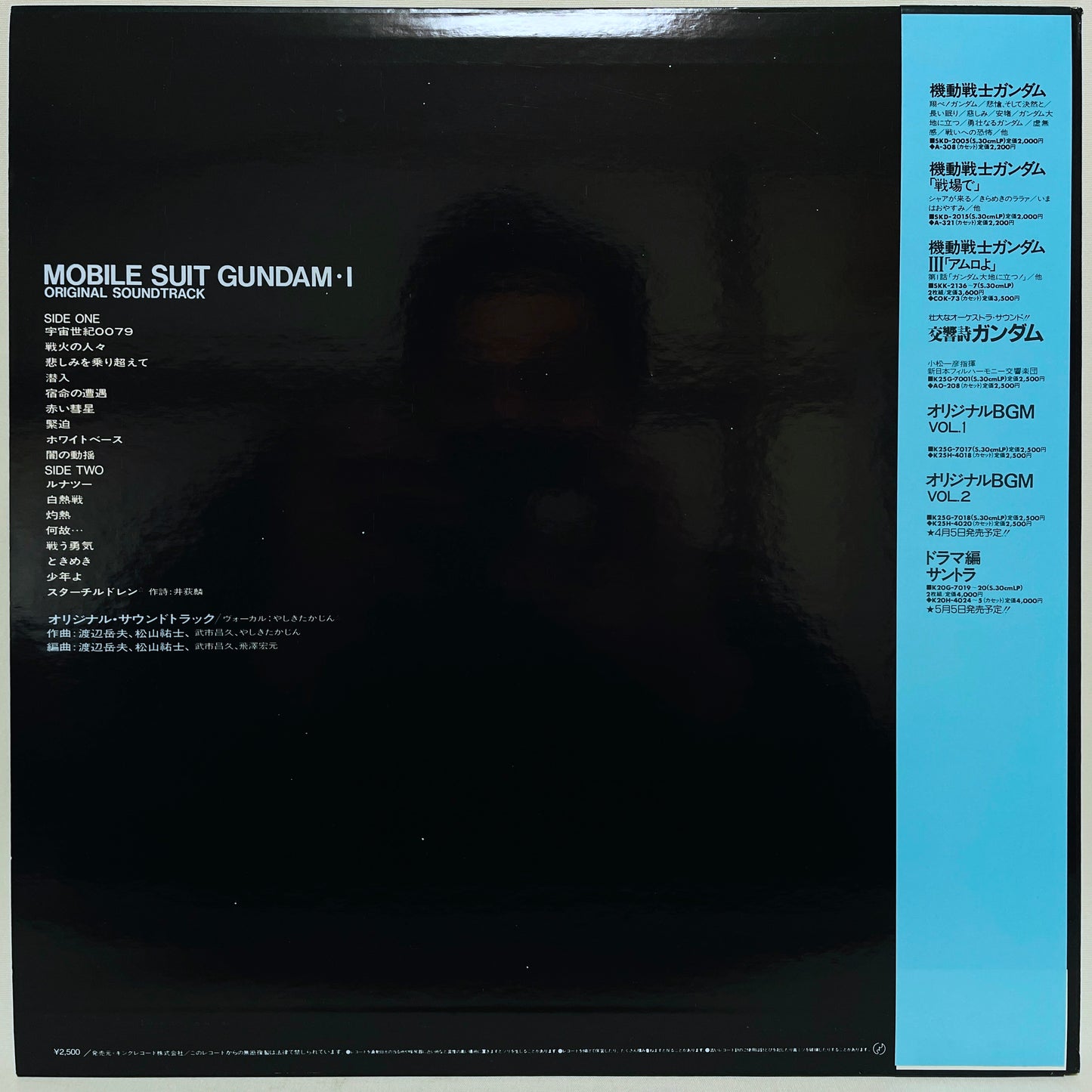 OST Mobile Suit Gundam I BGM Collection Vol.1 K25G-7017