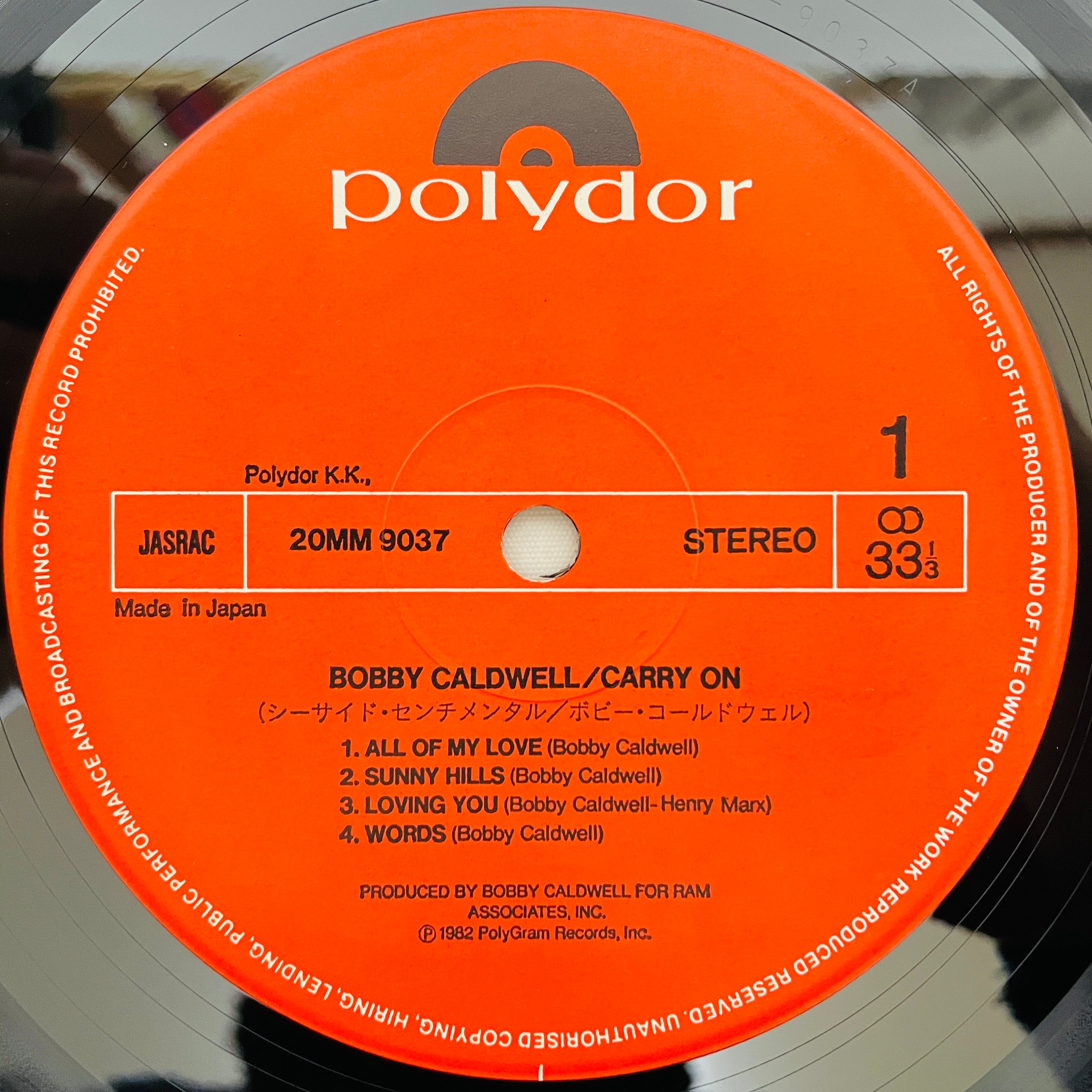 Bobby Caldwell Carry On 20MM 9037 – Portal Records